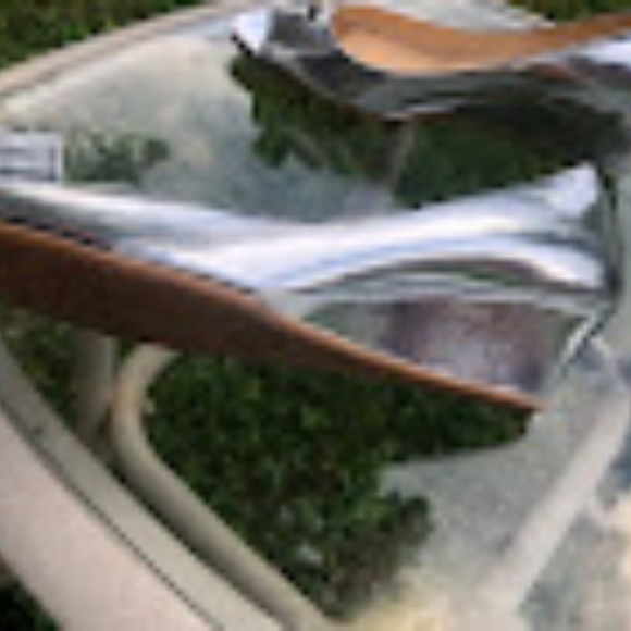 Kate Spade Shoes | Kate Spade Tenor Silver Kitten Wedges | Color: Silver